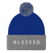 BLESSED - Pom-Pom Beanie