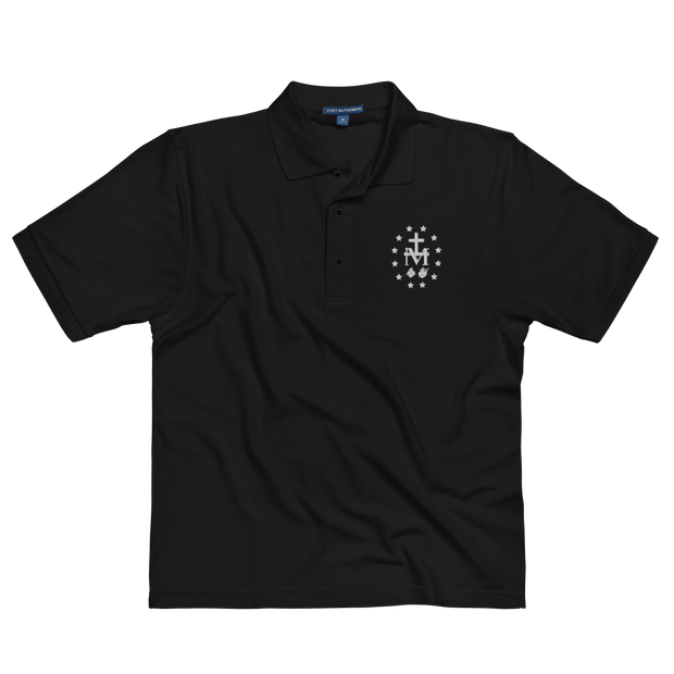 Miraculous Medal Men's Premium Polo