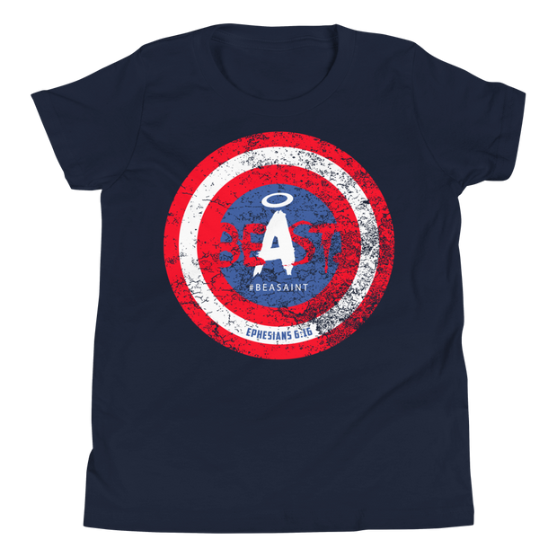 BeAst. (Be A Saint) Captain America - Youth T-Shirt