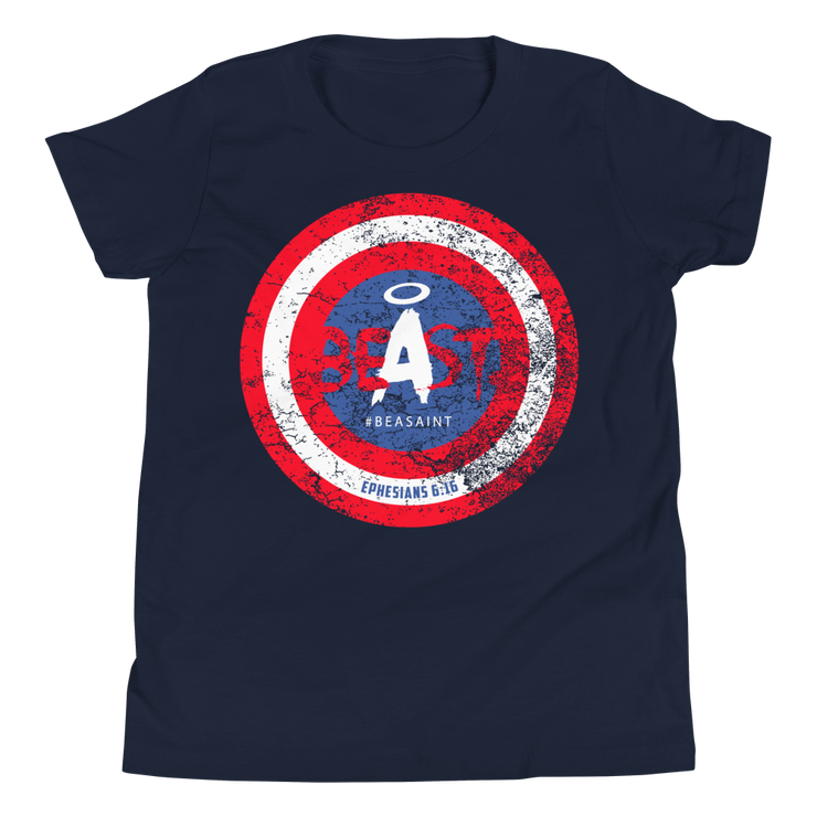 BeAst. (Be A Saint) Captain America - Youth T-Shirt