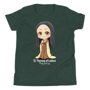 St. Therese of Lisieux "The Little Flower" - Youth T-Shirt