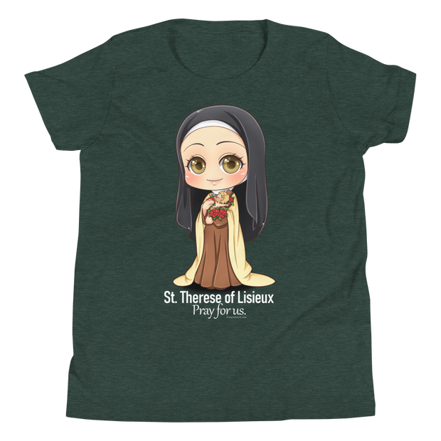 St. Therese of Lisieux "The Little Flower" - Youth T-Shirt