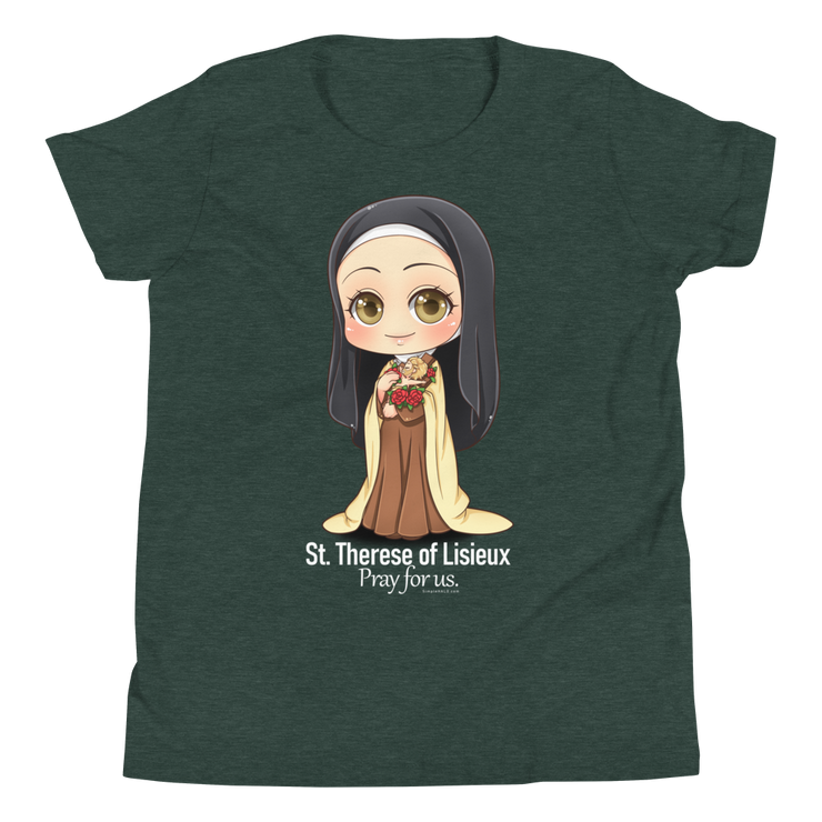 St. Therese of Lisieux "The Little Flower" - Youth T-Shirt