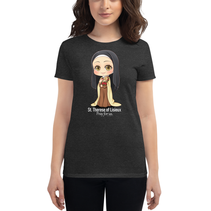 St. Therese of Lisieux "The Little Flower" - Women's t-shirt