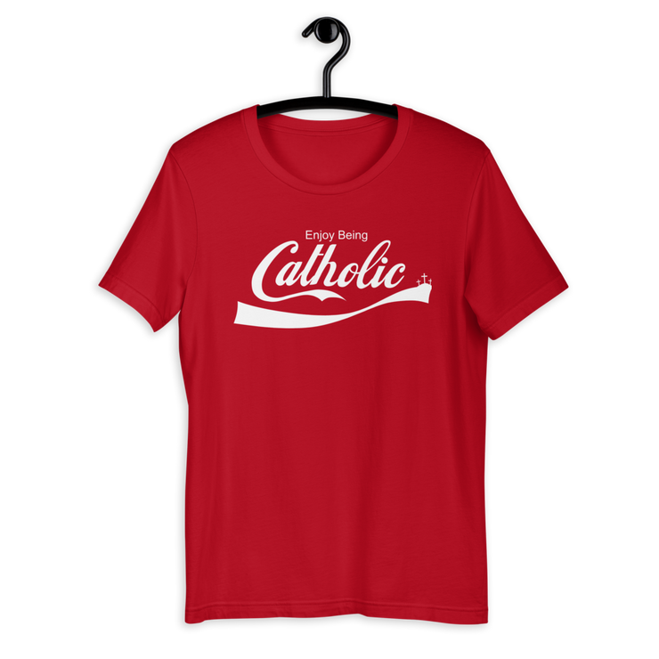 Enjoy Being Catholic - Premium Unisex T-Shirt