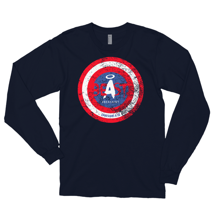 BeAst. (Be A Saint) Captain America - Long sleeve t-shirt