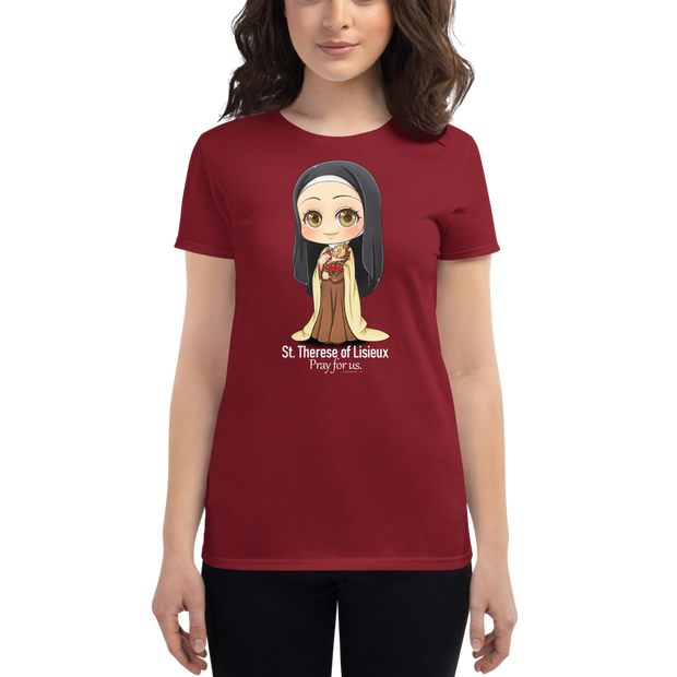 St. Therese of Lisieux "The Little Flower" - Women's t-shirt