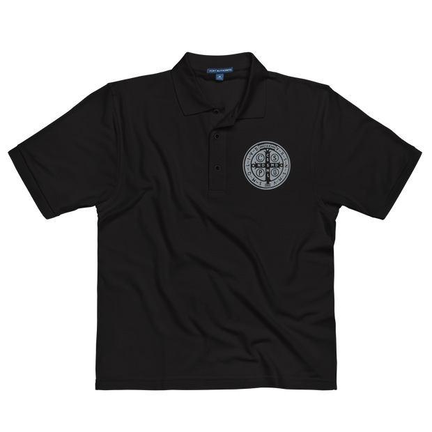 St. Benedict Medal Men's Premium Polo