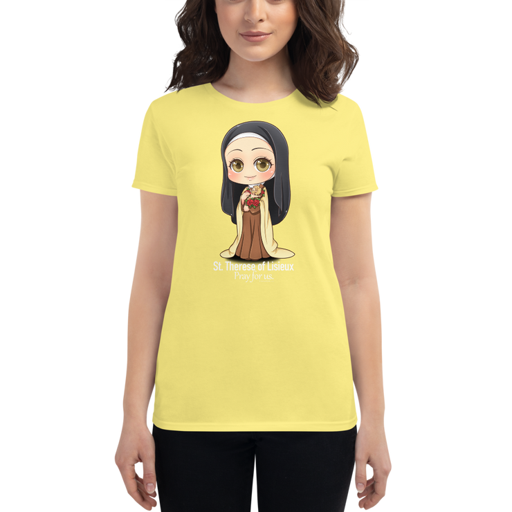 St. Therese of Lisieux "The Little Flower" - Women's t-shirt