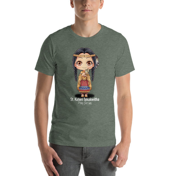 St. Kateri Tekakwitha - PREMIUM Unisex Tee