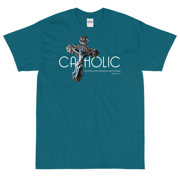 Catholic Crucifix - HEAVY T-Shirt