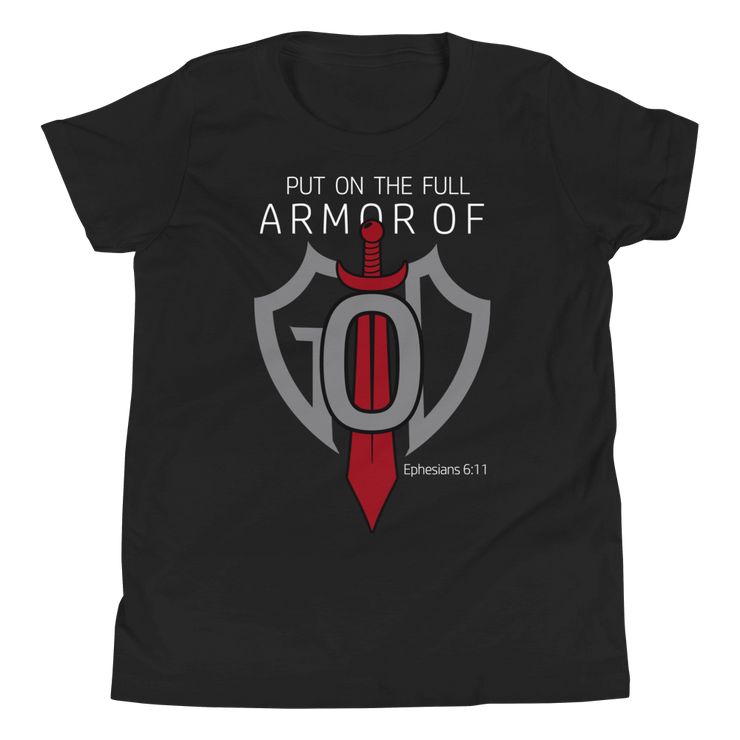 Armor of God (Be A Saint) - Youth  T-Shirt