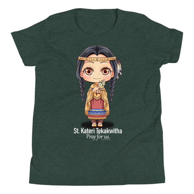 St. Kateri Tekakwitha - Youth T-Shirt