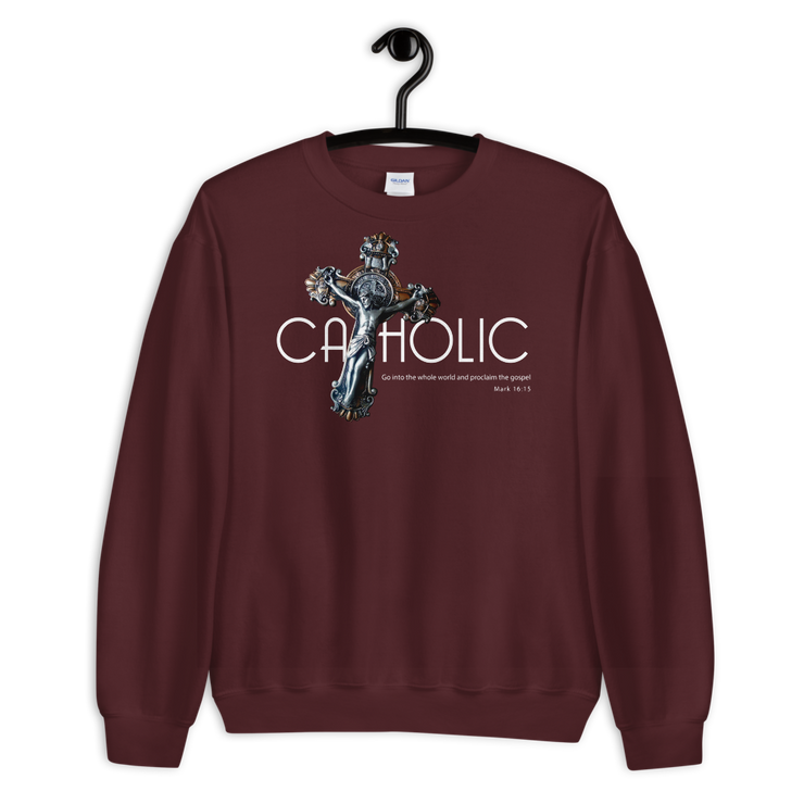 Catholic Crucifix -  Sweatshirt