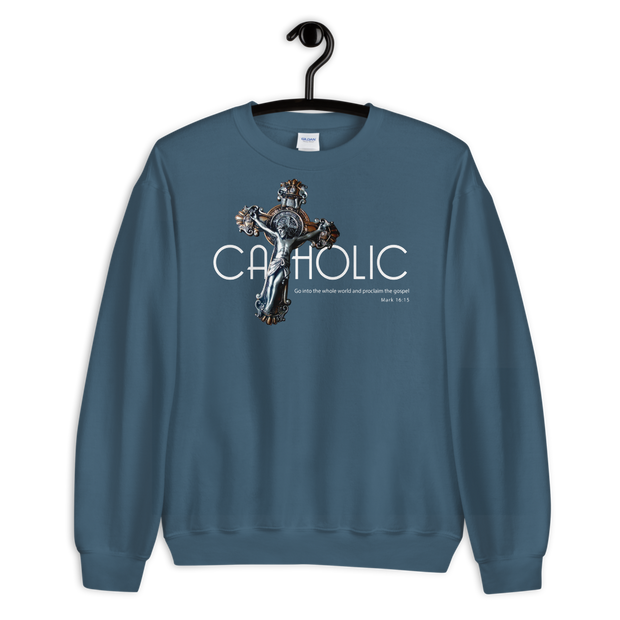 Catholic Crucifix -  Sweatshirt