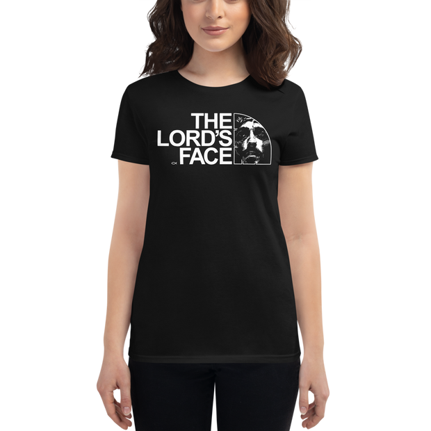 The Lord's Face (Be A Saint)  Women's t-shirt