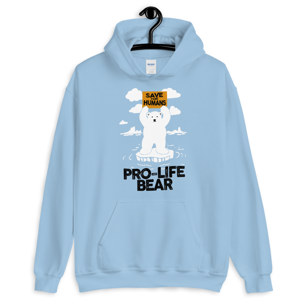 Pro Life Bear Hoodie Teevangelize