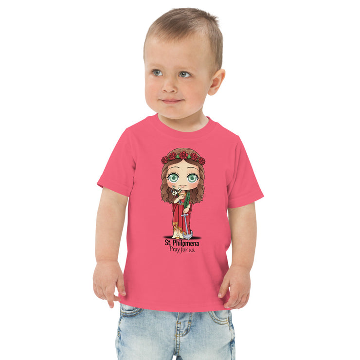 St. Philomena Toddler jersey t-shirt